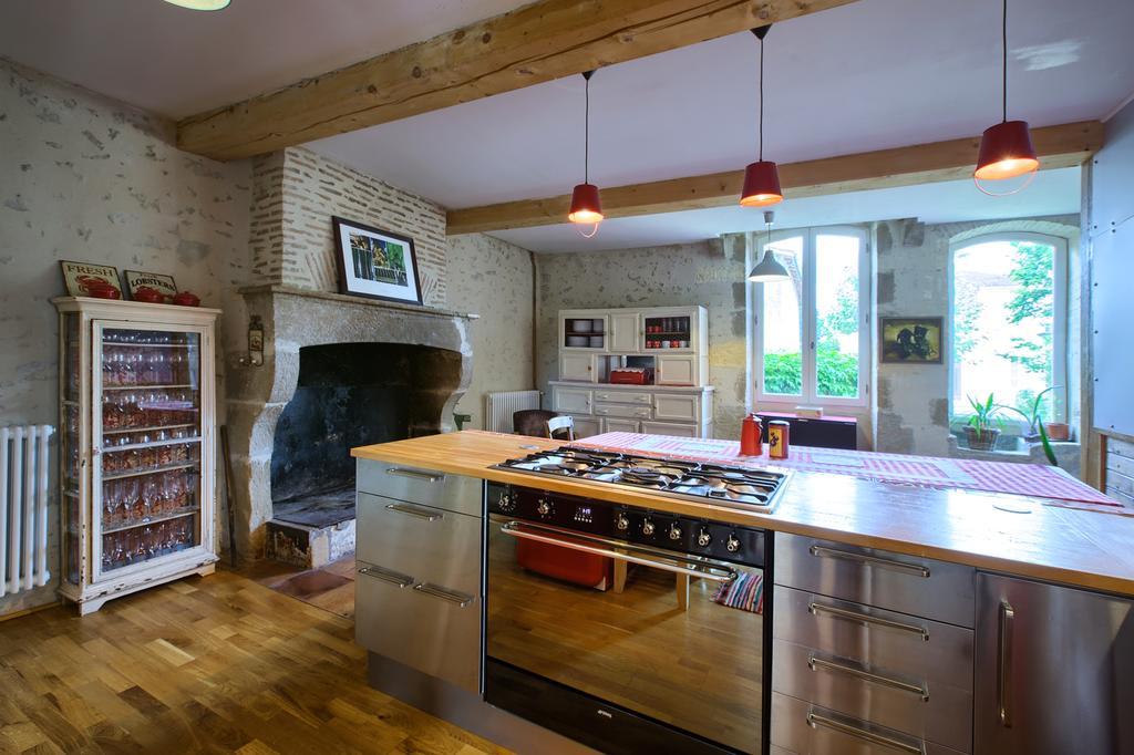 Maison D'Hotes Rouge Bordeaux Auros Kültér fotó